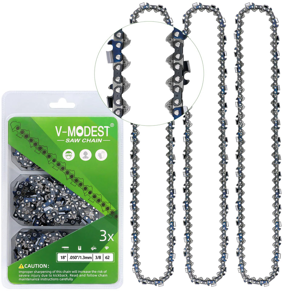 V-MODEST 18-inch chain for Oregon CS1500, precise, reliable fit.