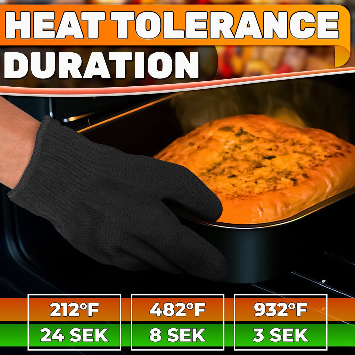 V TOWER aramid gloves cotton lining for a soft, comfortable fit