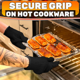 V TOWER aramid gloves kitchen mitts versatile for baking and frying