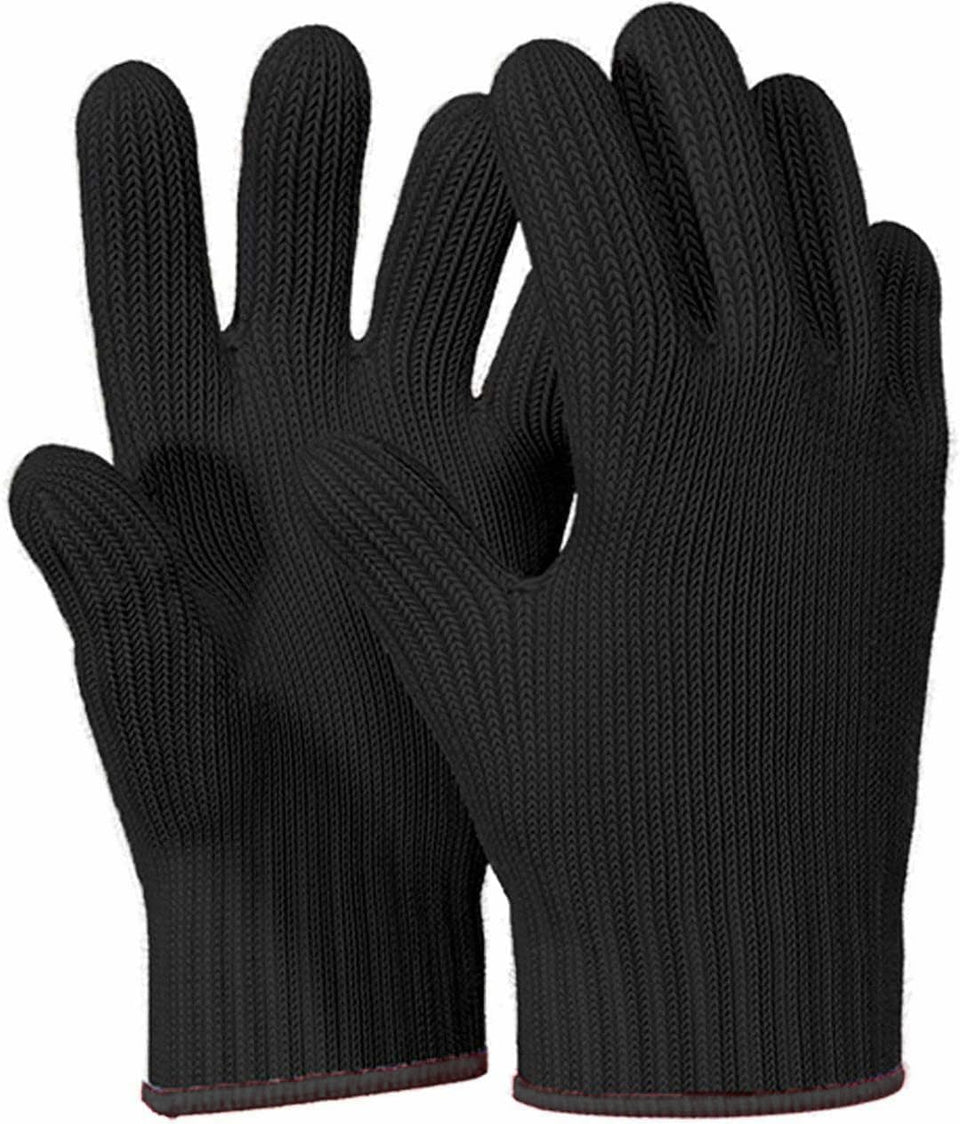 V TOWER aramid gloves palm view for safe handling of hot cookware