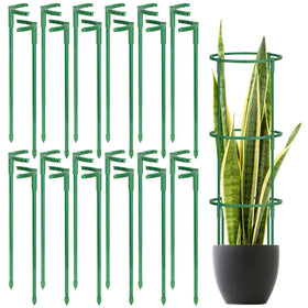 VACONICO 24-piece plant stakes pack offers durable, reusable garden support.