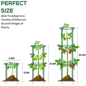 VACONICO tomato stake helps vines grow upright and stay tidy.