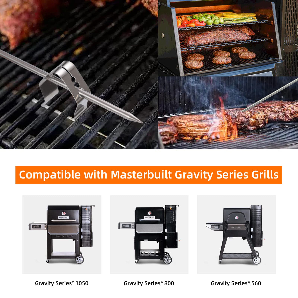 VAGLOBA Masterbuilt compatibility probes enable easy upgrades for Gravity Series cooks