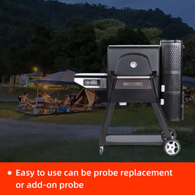 VAGLOBA waterproof probe tip endures rain and splashes during open-air grilling