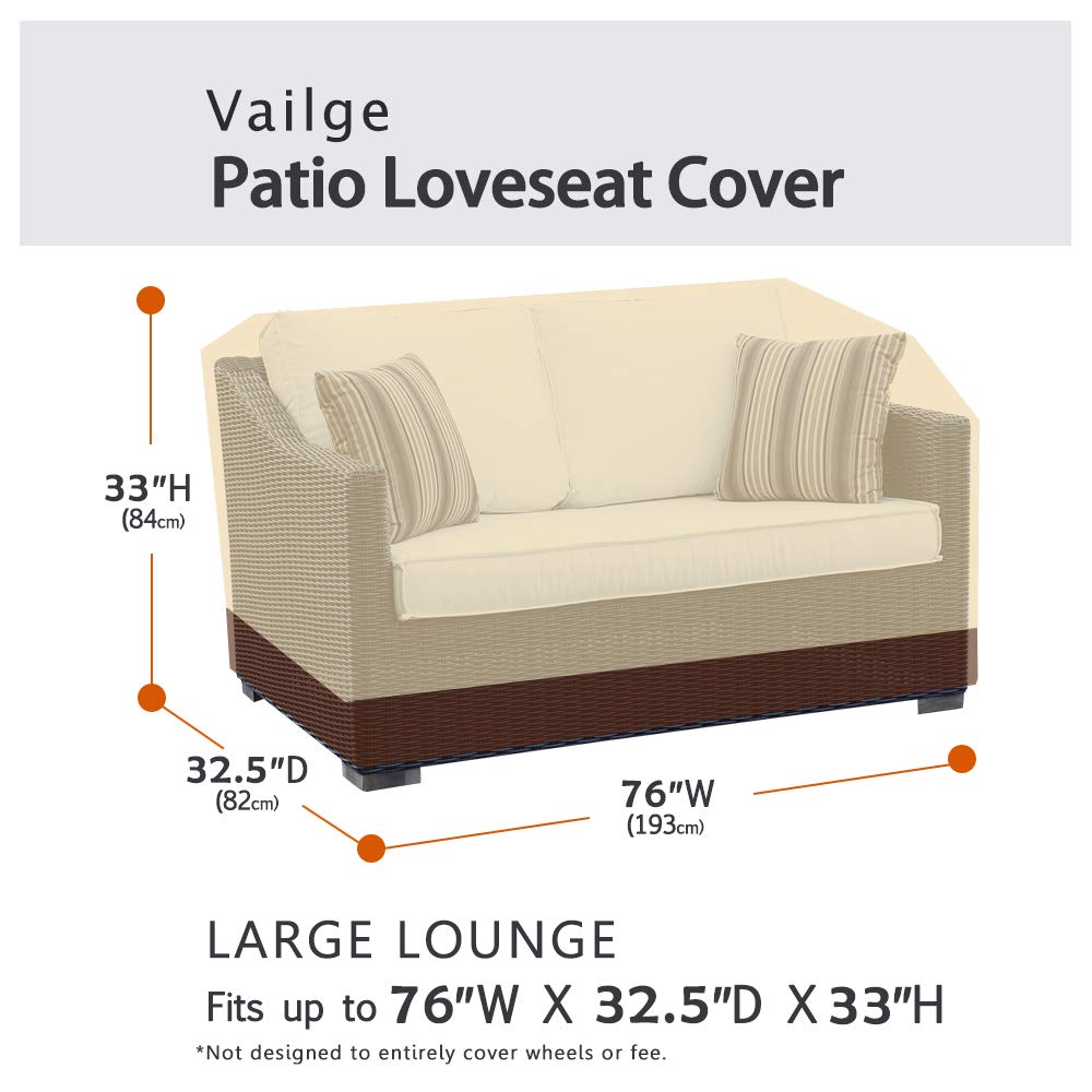 Vailge 2-Seater cover with air vents for better airflow.