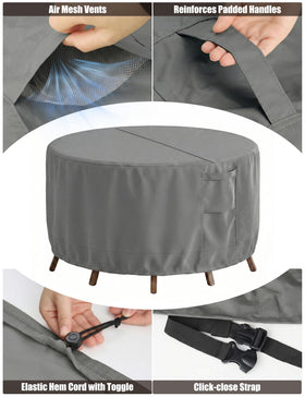 Vailge adjustable cord lock provides a snug windproof fit