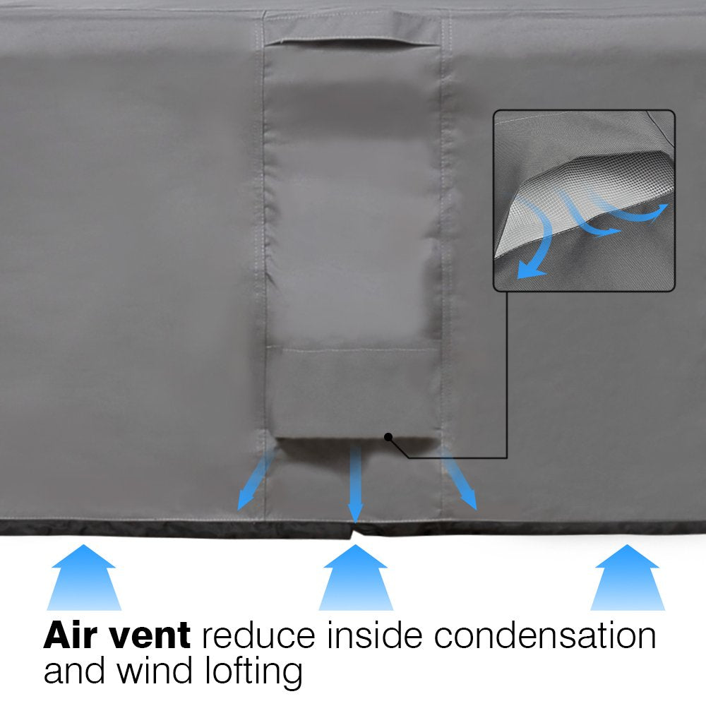 Vailge built-in air vents reduce condensation on chairs