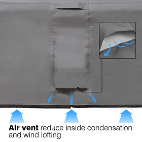 Vailge built-in air vents reduce condensation on chairs