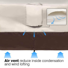 Vailge durable hem cord enhances long-lasting protection.