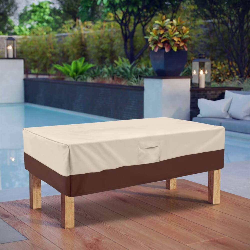Vailge large-fit design covers a big rectangular table.