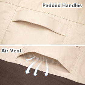 Vailge high back chair cover handles for easy insertion and removal