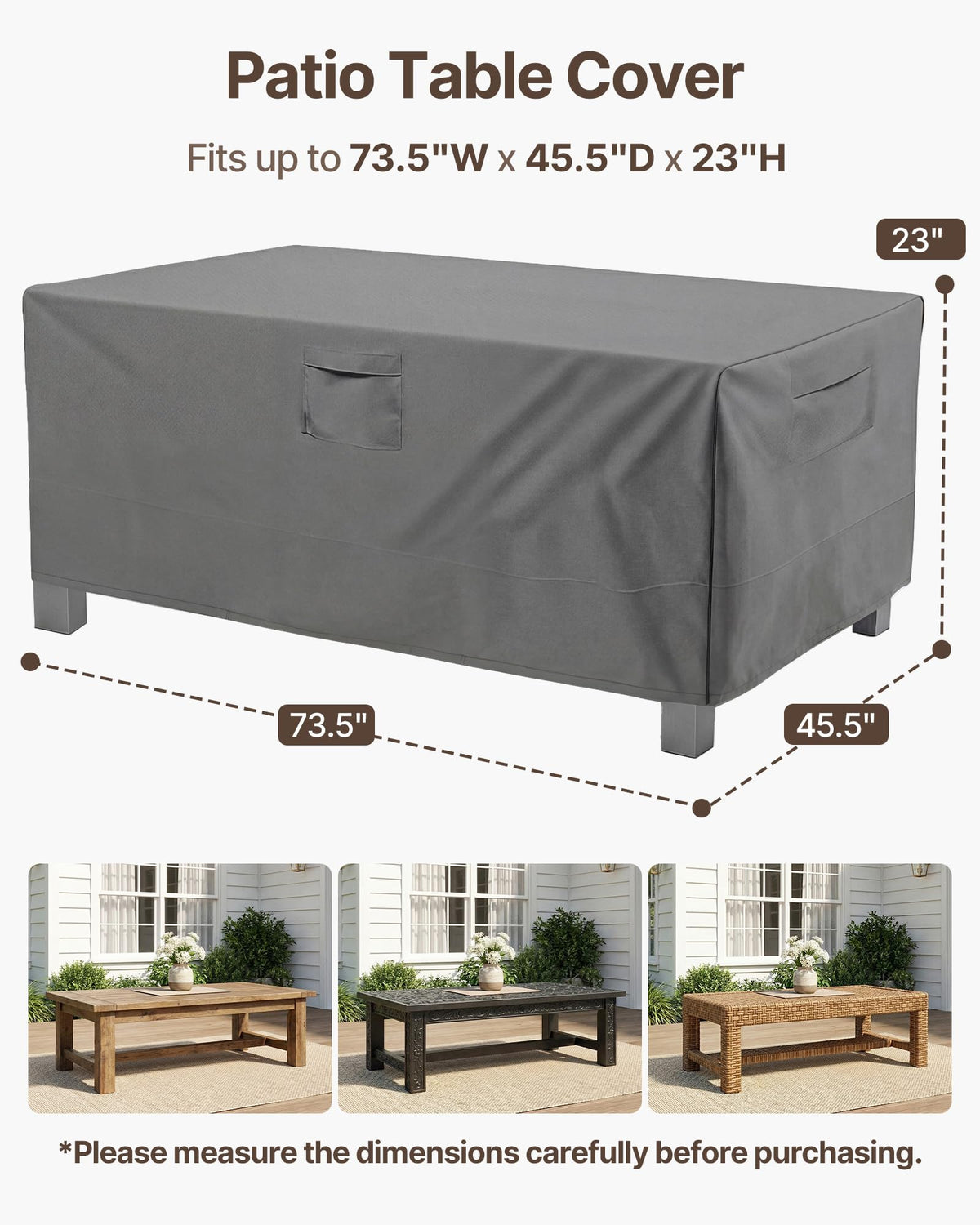 Vailge heavy-duty Oxford fabric 600D highlights durability and UV resistance