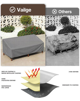 Vailge cover featuring adjustable straps for secure fit in wind