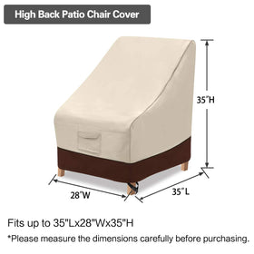 Vailge outdoor chair cover heavy-duty fabric blocks rain and UV rays