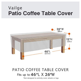 Vailge oxford fabric closeup shows heavy-duty 600D material resisting elements