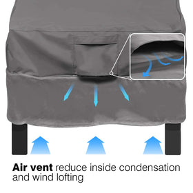 Vailge grey 2-pack protects two large chairs outdoors