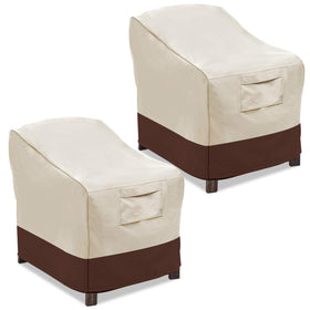 Vailge heavy-duty patio chair cover protects outdoor furniture from sun and rain.