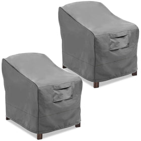 Vailge patio chair cover shows heavy-duty fabric protecting from sun and rain