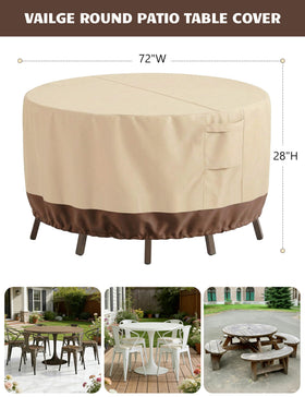 Vailge cover showing padded handles for easy removal of chairs