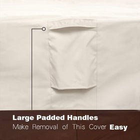 Vailge two-pack protects two chairs year-round in beige and brown.