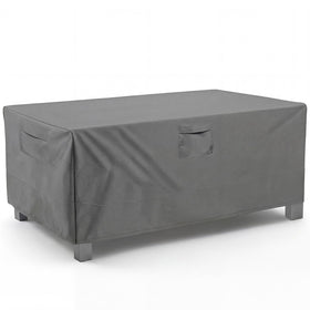Vailge rectangular oval patio table cover showing waterproof protection for outdoor furniture