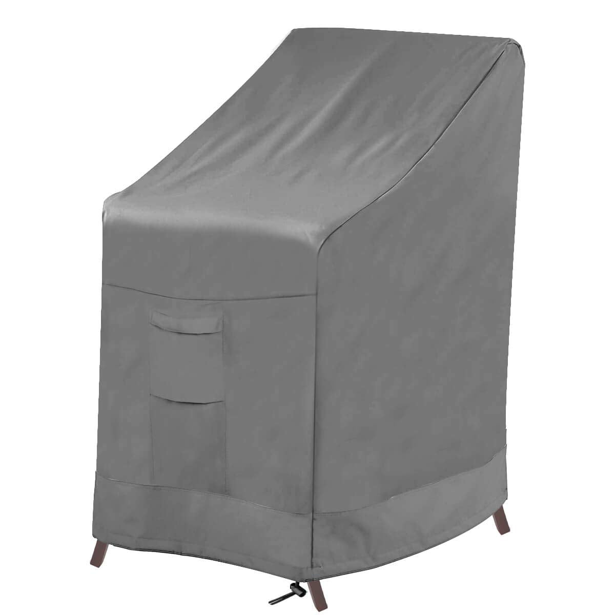 Vailge stackable chair cover front view protects outdoor chairs from rain and sun