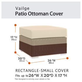 Vailge waterproof finish close-up highlights durable fabric and seam construction