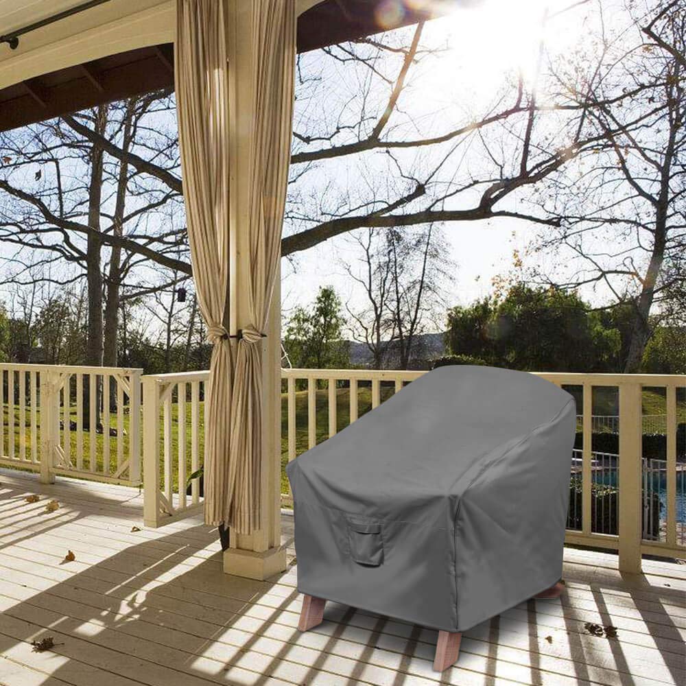 Vailge wind and rain protection keeps outdoor furniture ready