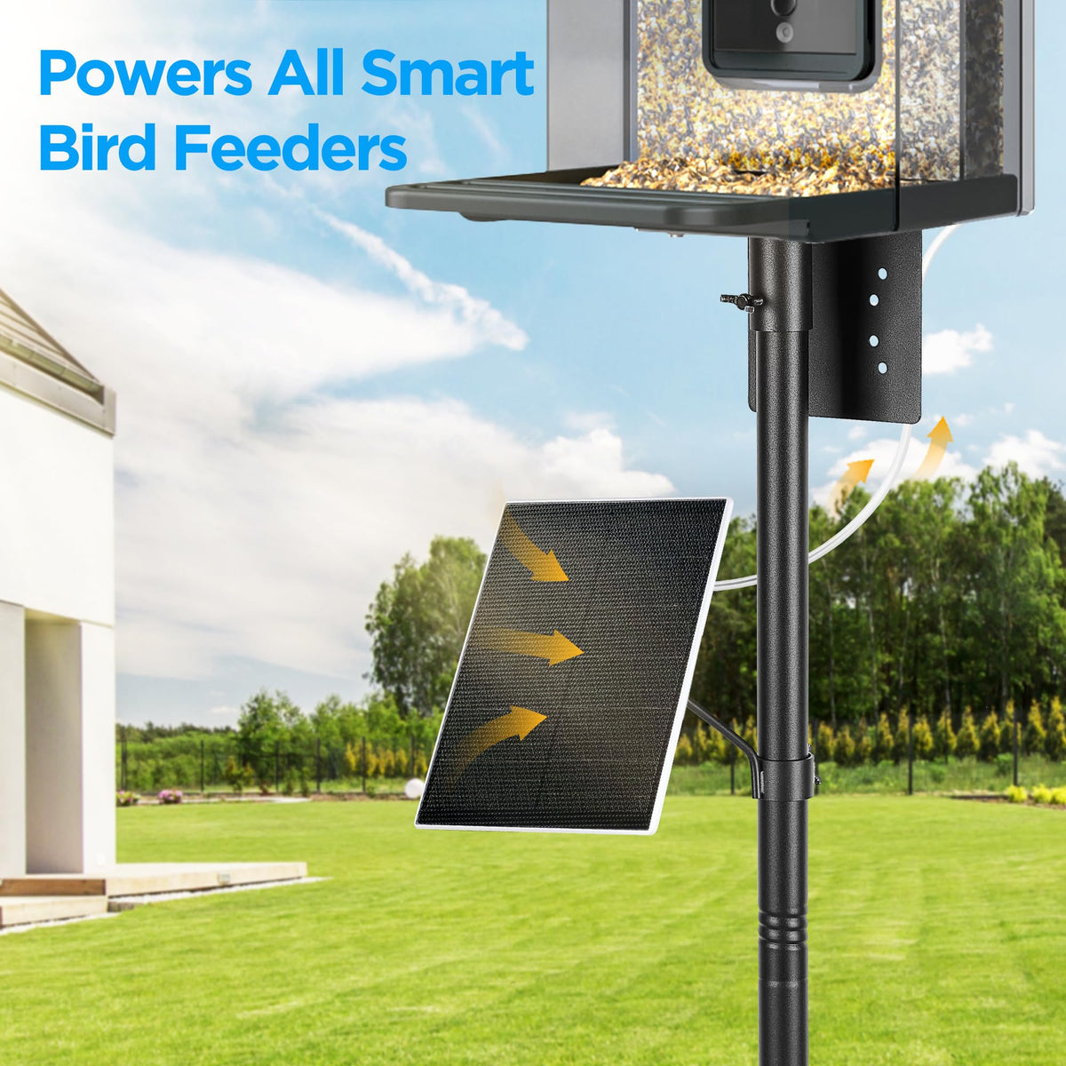 Vakiav outdoor power solution installs discreetly on a wall