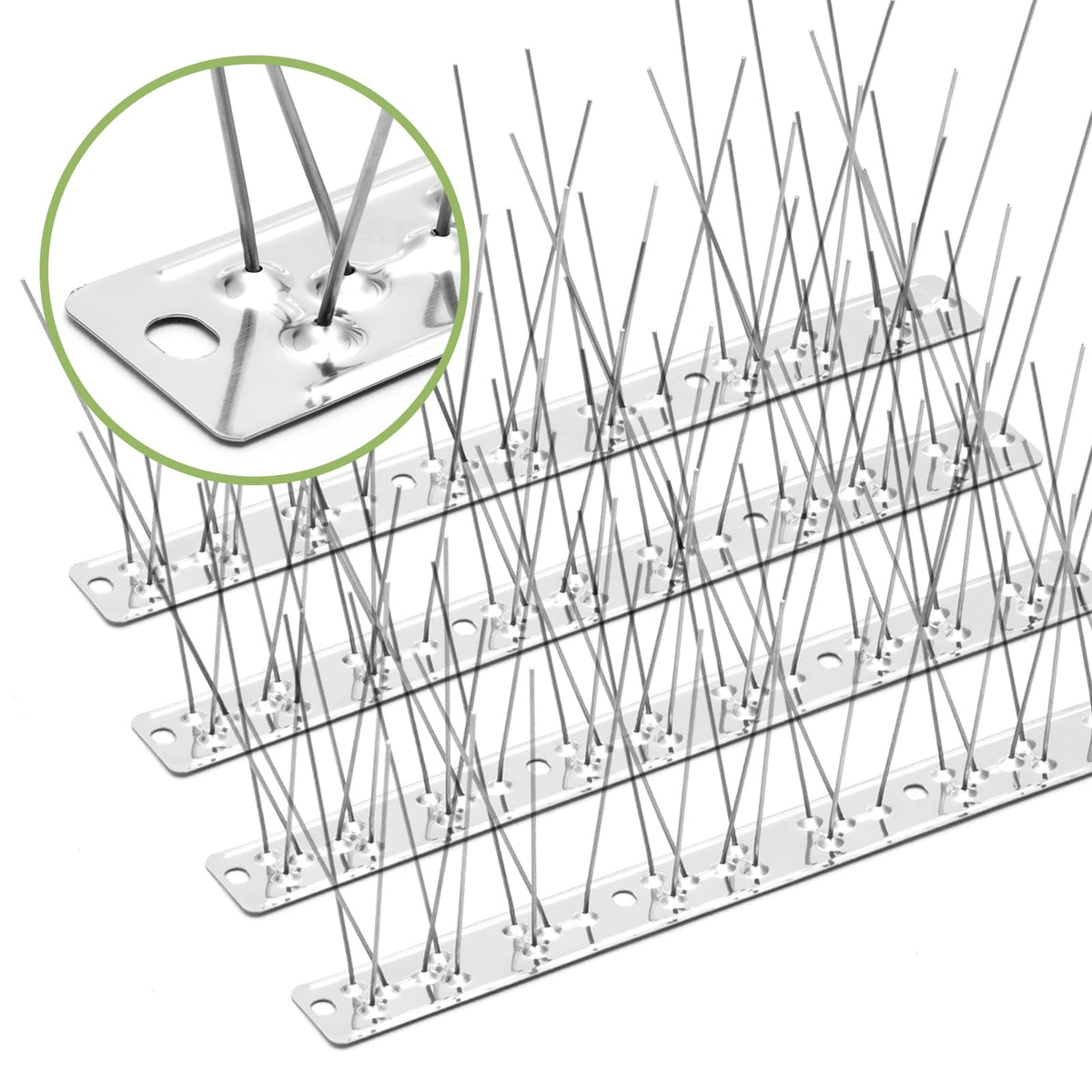 Valibe bird spikes on fence with 10ft coverage for pigeons