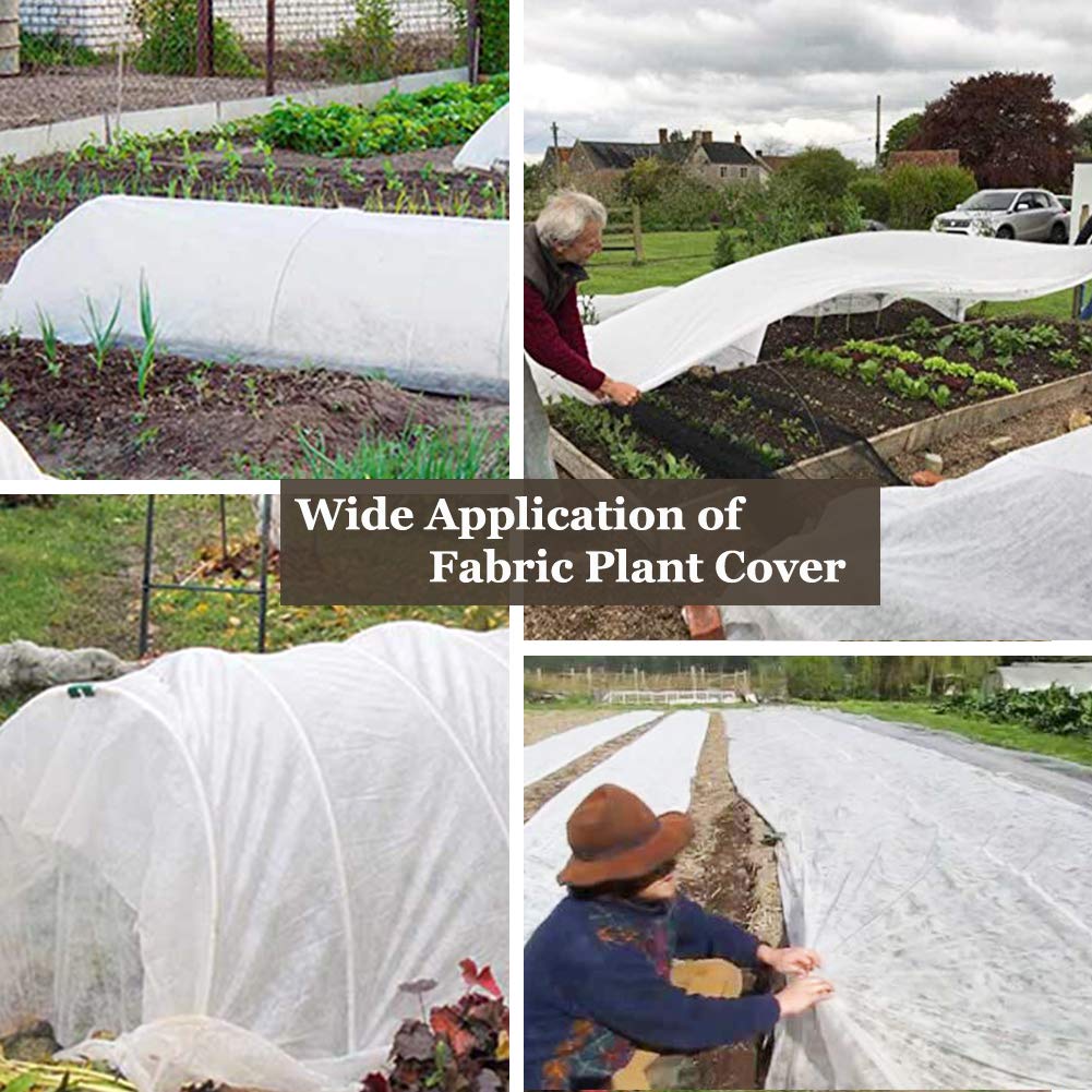 Valibe plant cover easily draped over plants for warming ground heat at dusk