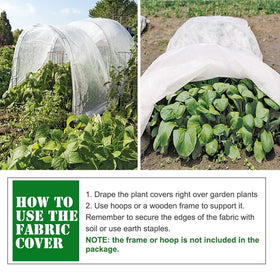 Valibe edge-secured cover kept in place by soil or staples