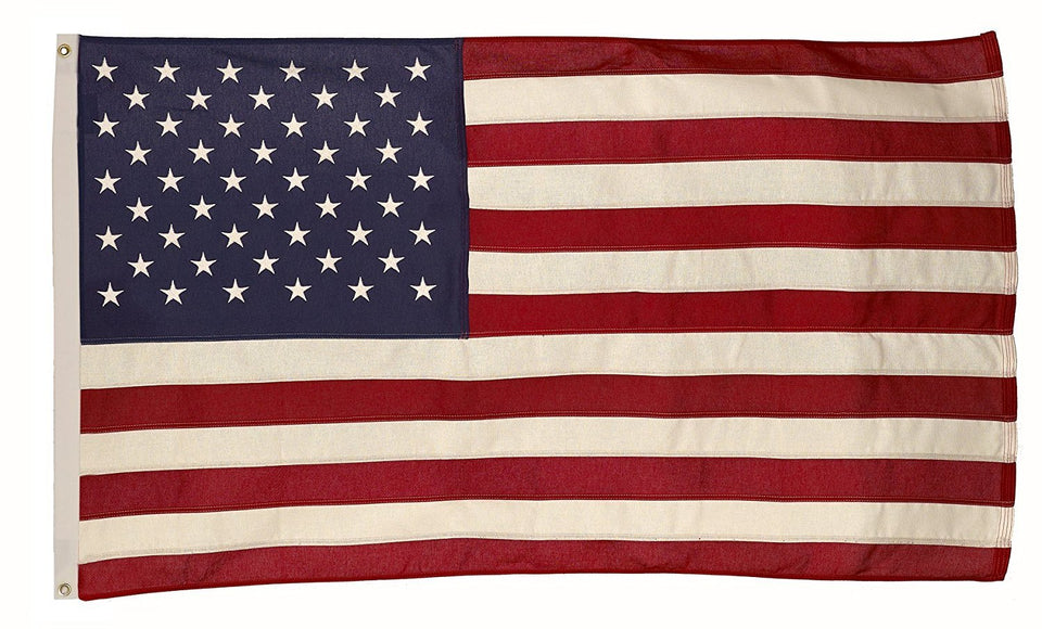 Valley Forge USA flag 3x5 cotton with brass grommets for outdoor display