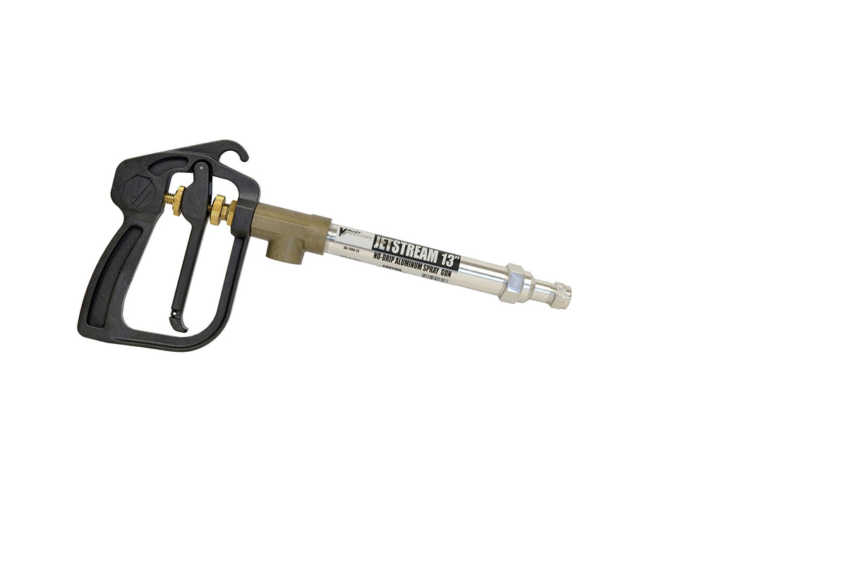 Valley Industries jet stream spray gun with adjustable nozzle for versatile cleaning tasks.