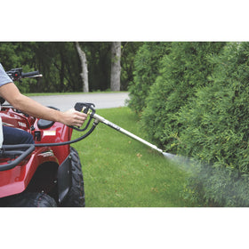 Valley Industries trigger handle grip offers comfortable control during long spray tasks.