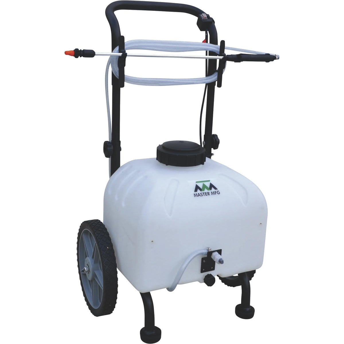 Valley Industries Revolt 9-gallon tank for glyphosate-compatible spraying.