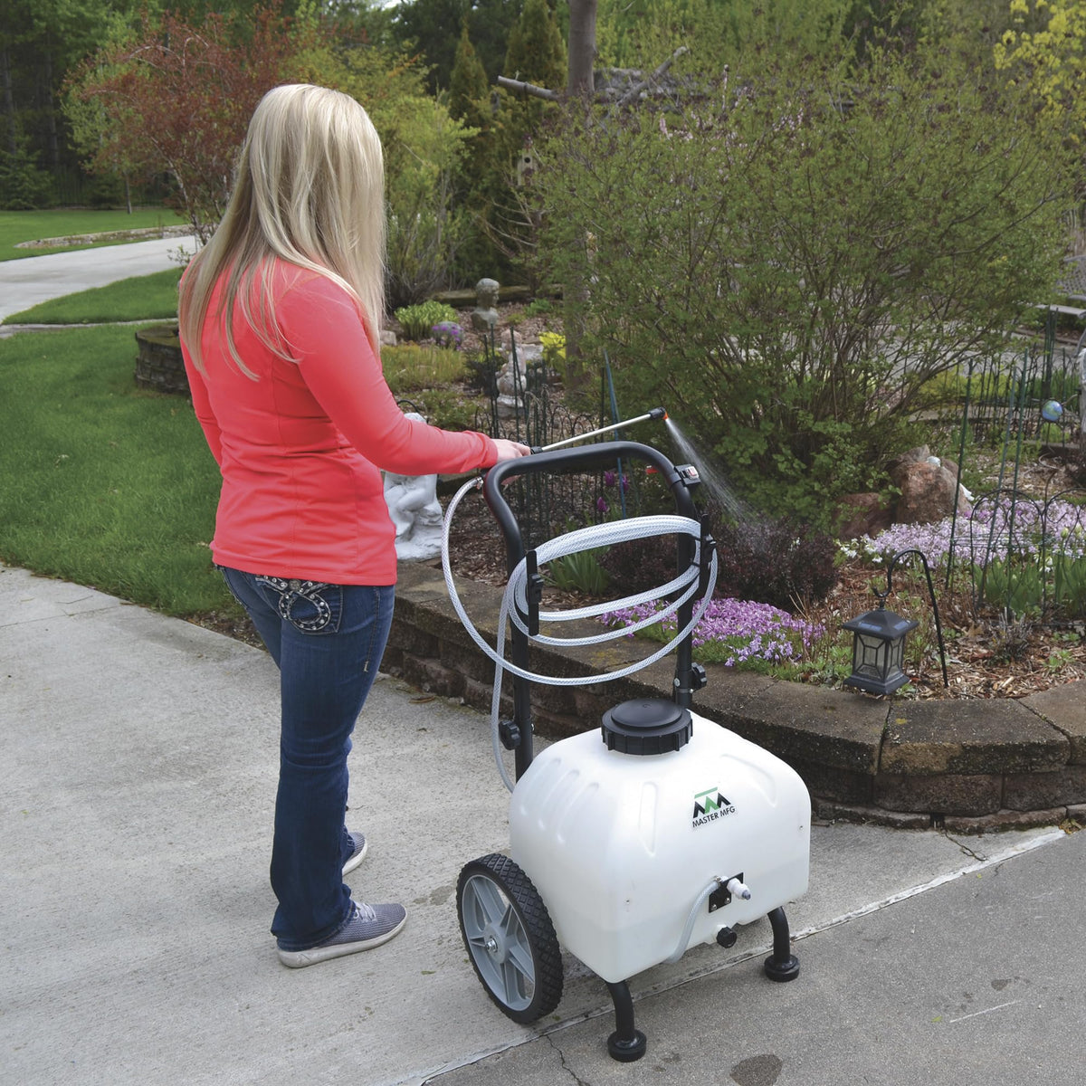 Valley Industries Revolt heavy-duty 12-inch wheels handle rugged terrain.