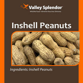 Valley Splendor Red River 347 peanuts shell 3lbs in bowl for feeding wildlife.