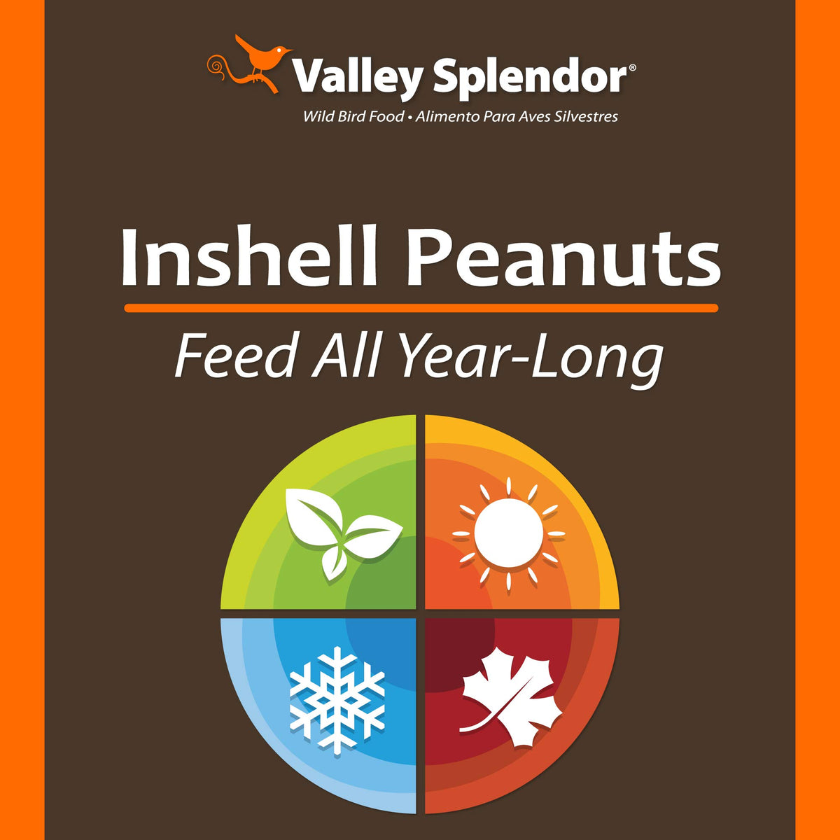 Valley Splendor Red River 347 peanuts shell 3lbs packaging photo for display.