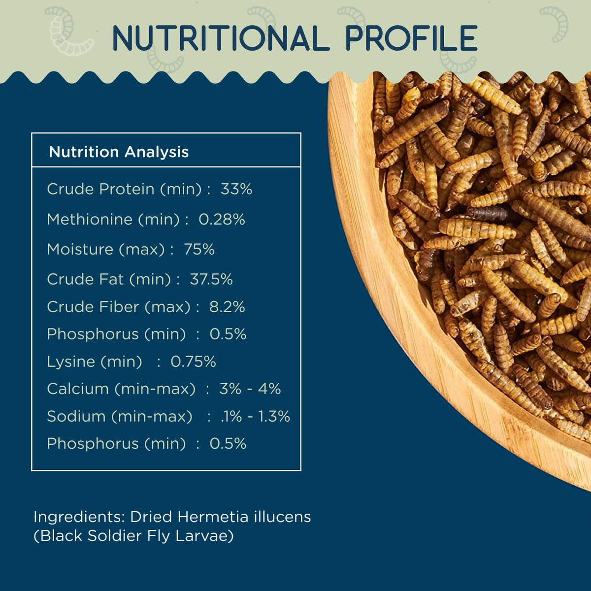 Value Grubs BSF larvae in coop setup for active, lively birds.
