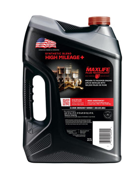 Valvoline High Mileage 150K cap close-up showing secure seal for leaks
