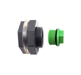 Van Enterprises 3-4 inch drain valve kit bulkhead adapter: secure, leak-free rain barrel setup