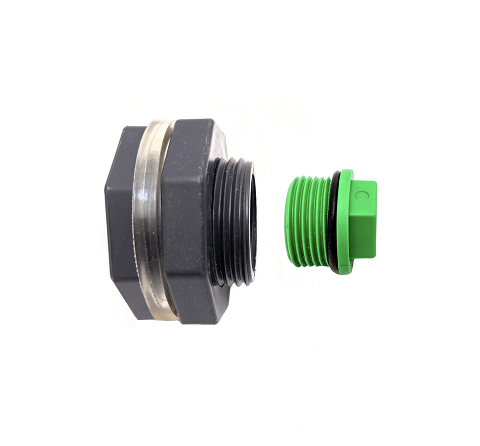 Van Enterprises 3-4 inch drain valve kit bulkhead adapter: secure, leak-free rain barrel setup