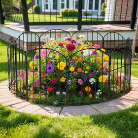 VANCASTLE connected panels forming a longer border up to 10.5 feet