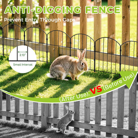 VANCASTLE quick installation steps for fence panels with feet and clips