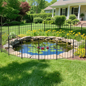 VANCASTLE fence kit contents for easy outdoor assembly