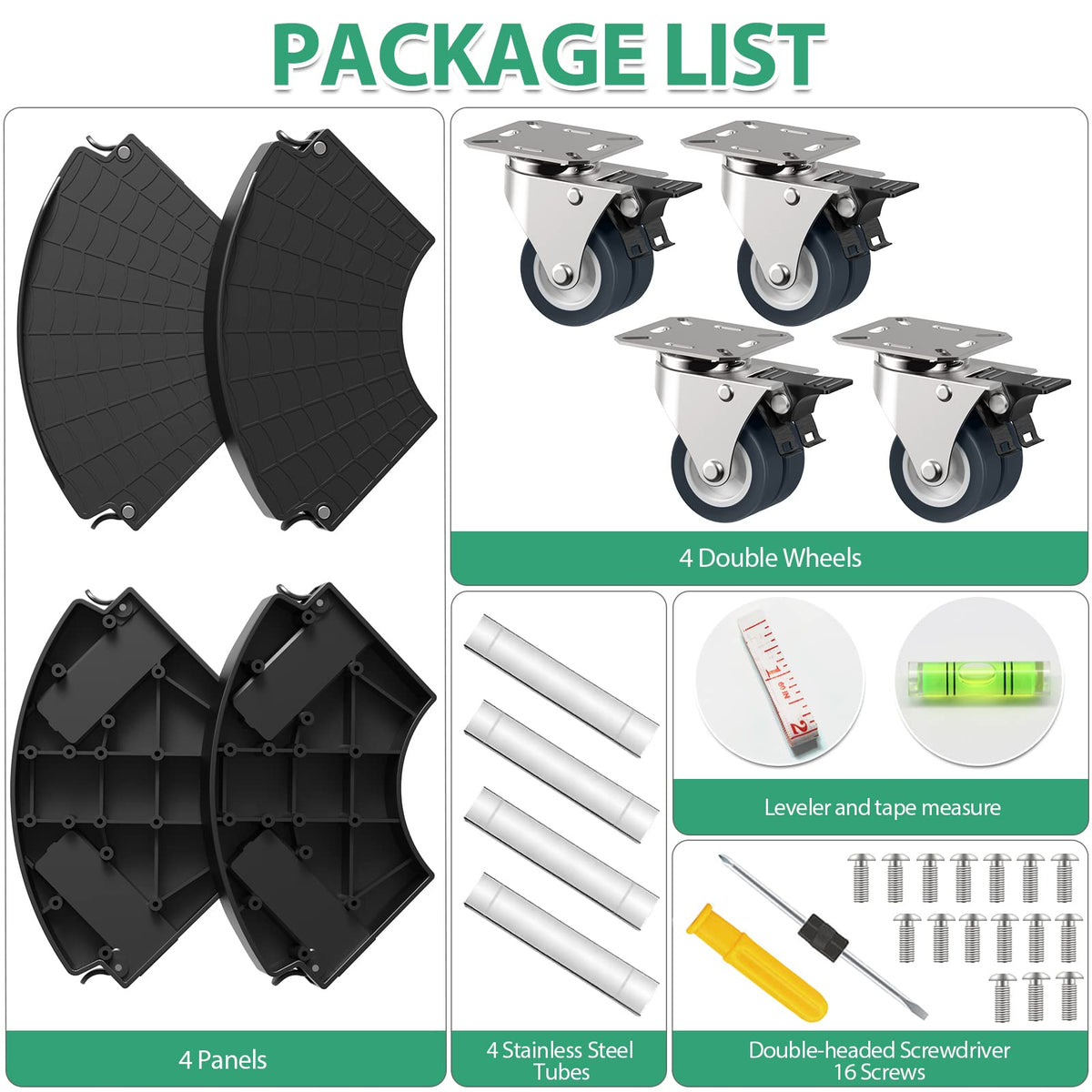 VANCASTLE plant caddy designed for indoor and outdoor all-weather use