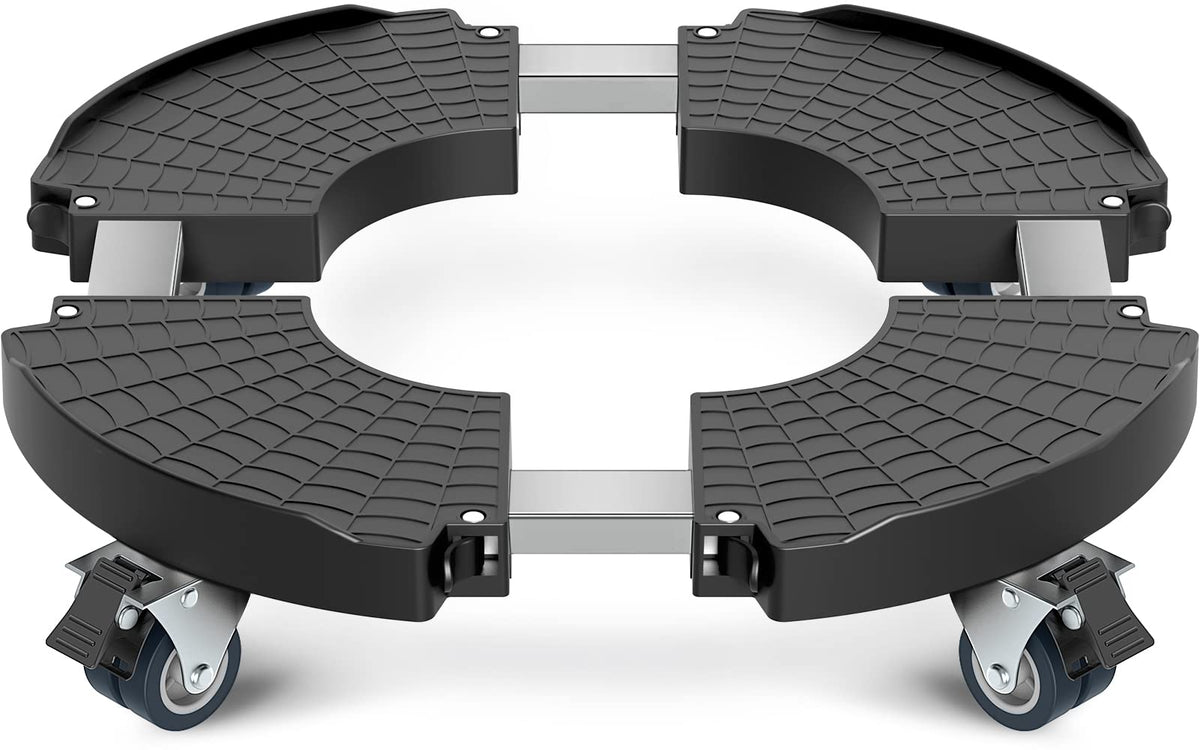 VANCASTLE plant caddy panel shows durable ABS base for steady pot movement indoors