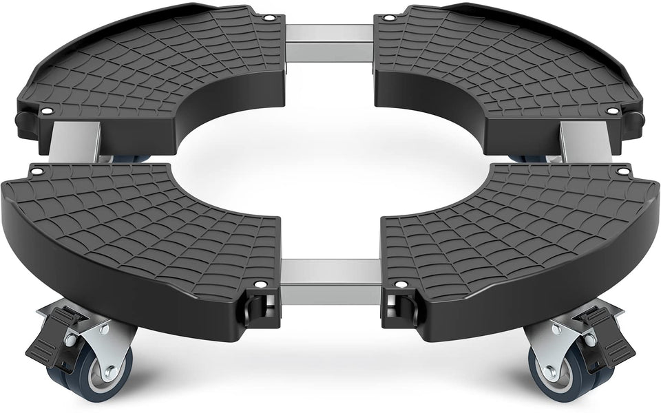 VANCASTLE plant caddy panel shows durable ABS base for steady pot movement indoors