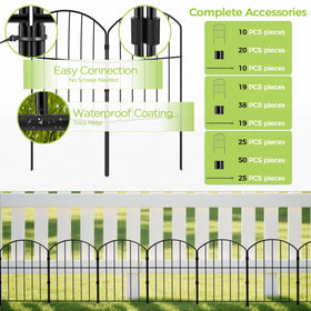 VANCASTLE rustproof metal fence coating withstands sun and rain
